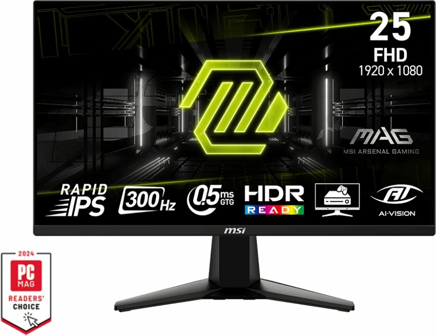Monitor MSI MAG 255XF 24.5" FHD 300Hz Rapid IPS 0.5ms, i zi