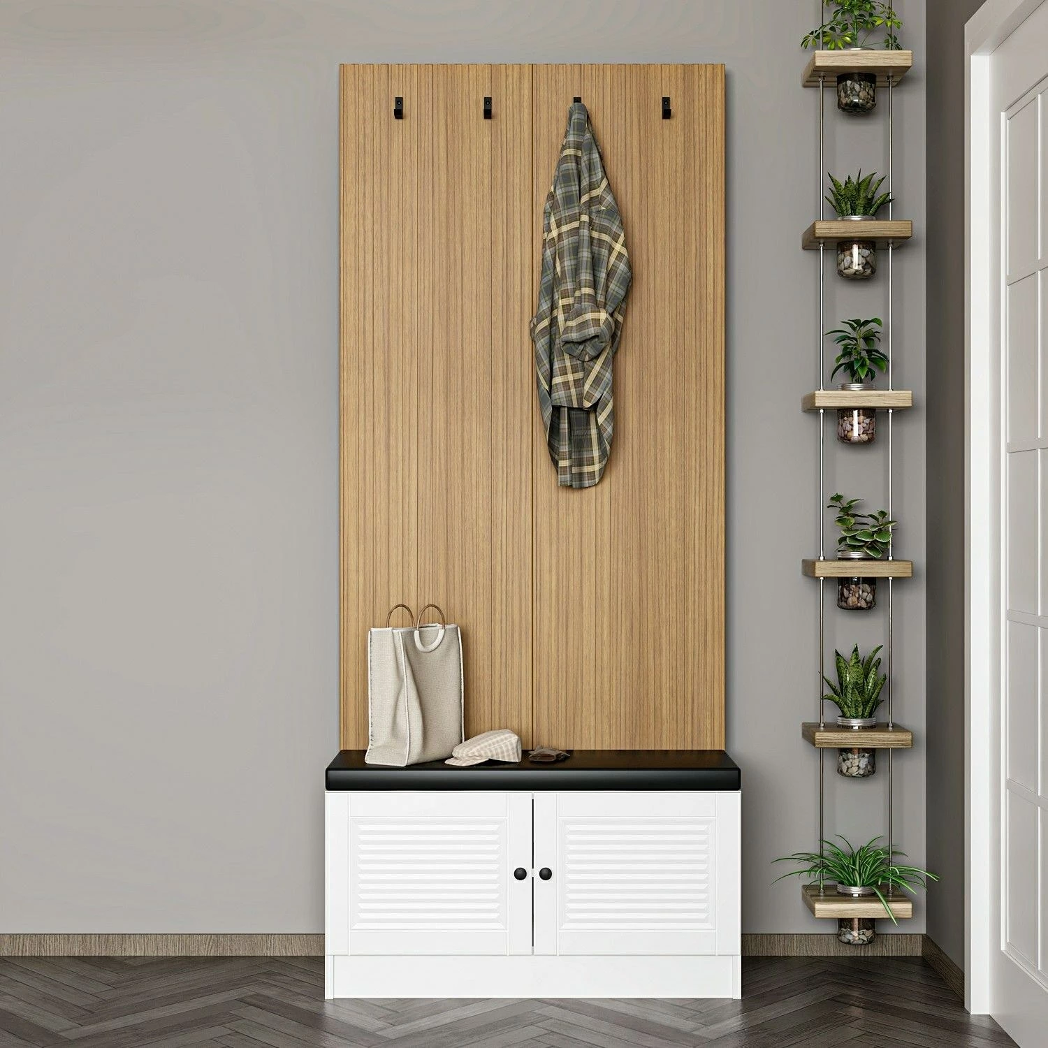 Stendë korridori Skye Decor, Noah, e bardhë, 90x210x35cm