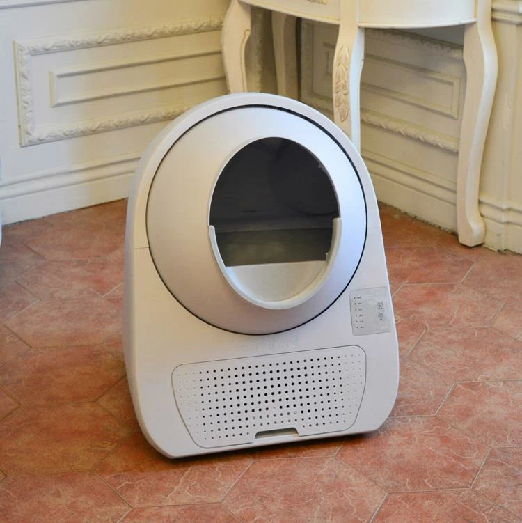 Kuti rëre automatike për mace Catlink Young, 13L, e bardhë, me rrotull qesesh mbeturinash