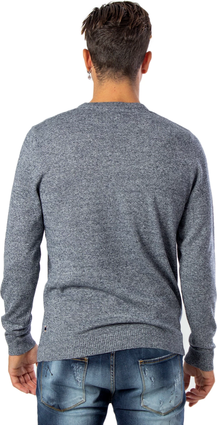 Xhemper për meshkuj Jack & Jones JJEBASIC Knit Crew Neck 12137190, i kaltër [Madhësia: L]