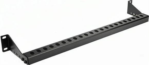 Shinë menaxhimi kabllosh për rack VALUE 19", 1U, thellësi e rregullueshme, e zezë