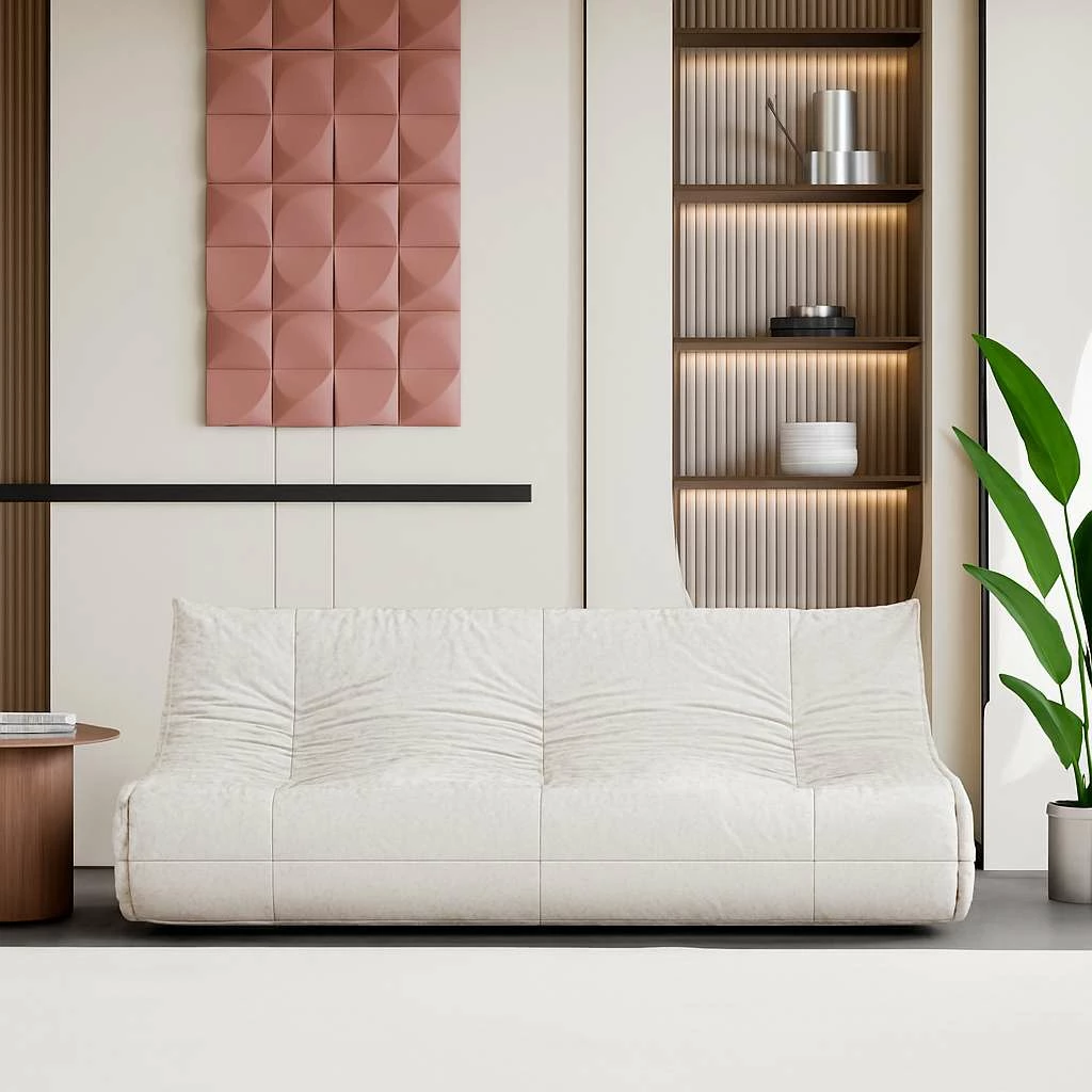 Divan treshe Atelier del Sofa, i bardhë, Bocek