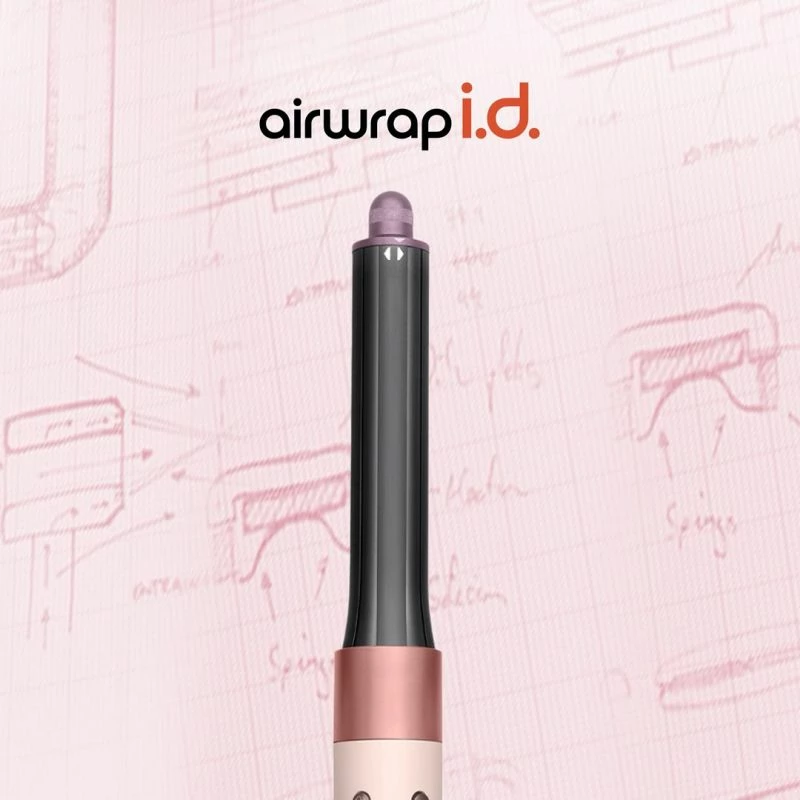 Multistyler flokësh DYSON Airwrap id Curly+Coily, rozë gold/pink, set me 6 pjesë