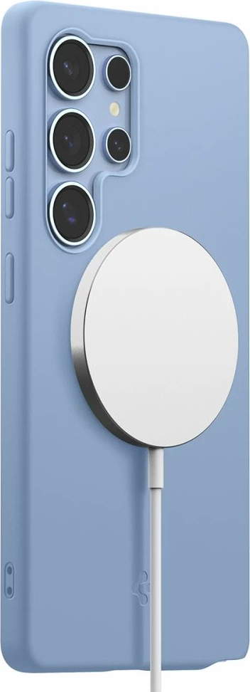 Mbështjellës Spigen Silicone Fit Mag për Samsung Galaxy S25 Ultra, Kaltër