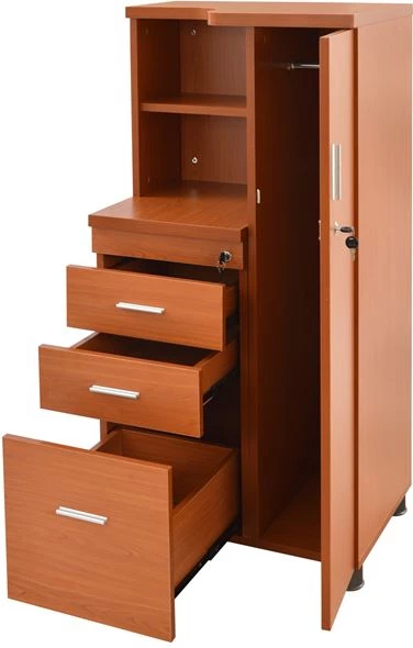 Dollap profesional për zyre, ngjyrë qershie, FH2052.03R, 60x46x120 cm