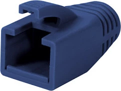 Boot mbrojtës për konektor RJ45 LogiLink, 8mm, 50 copë, blu