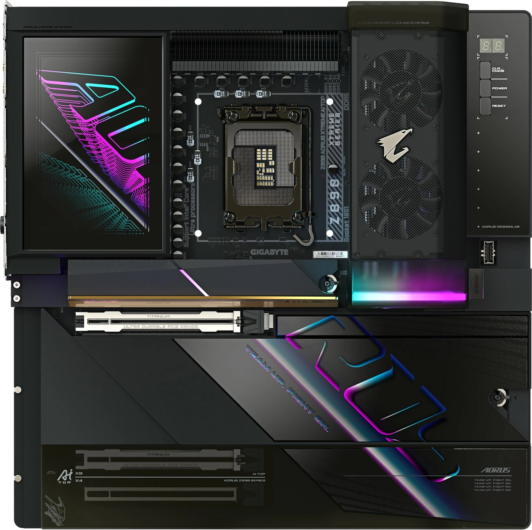 Pllakë amë Gigabyte Z890 AORUS XTREME AI TOP, Intel