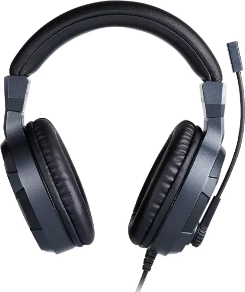 Kufje gaming Bigben V3 stereo me kabllo 2.2 m për PS4, me mikrofon, Titanium
