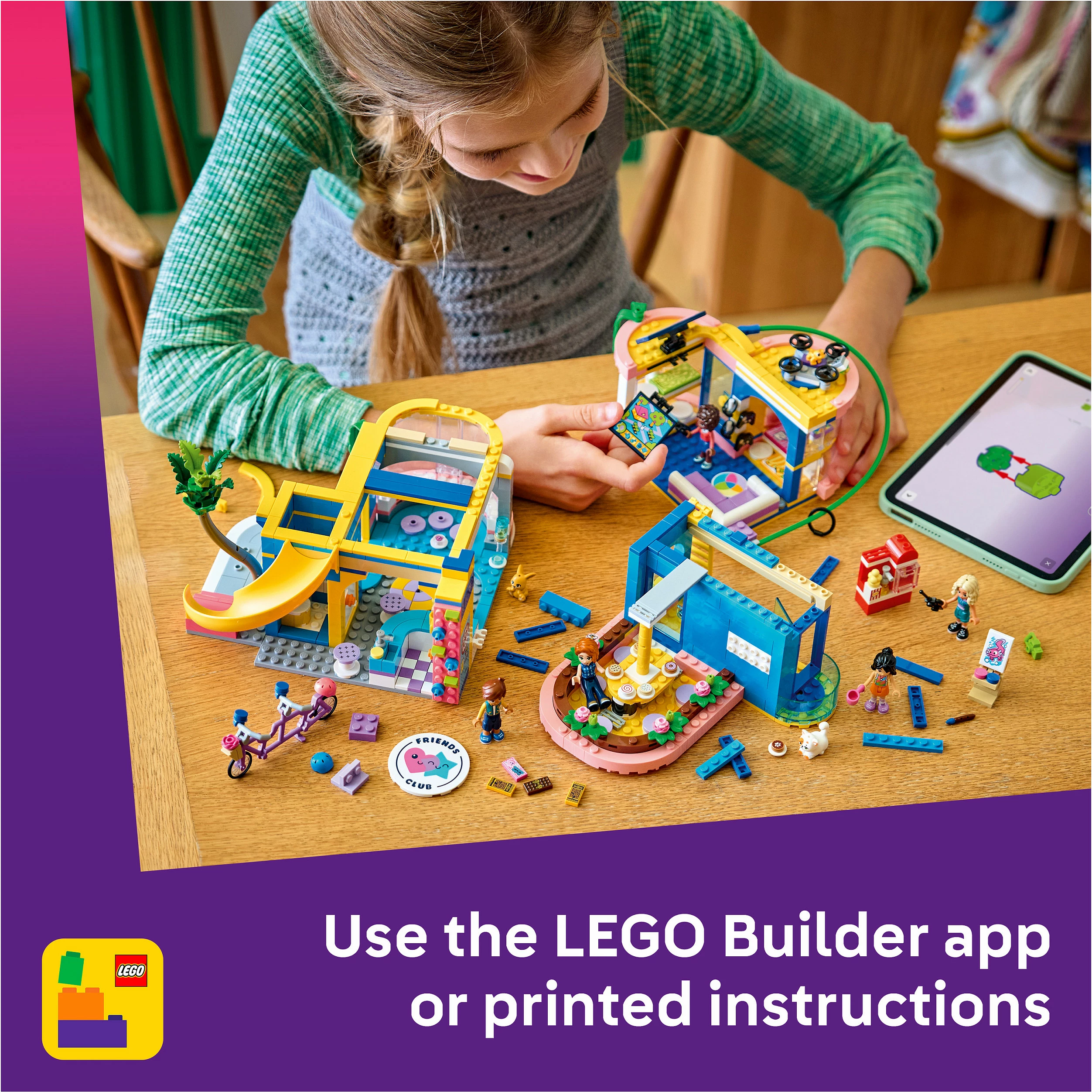 Set ndërtimi LEGO Friends Heartlake City Friends Club House 42689, 794 pjesë, 8+, shumëngjyrësh