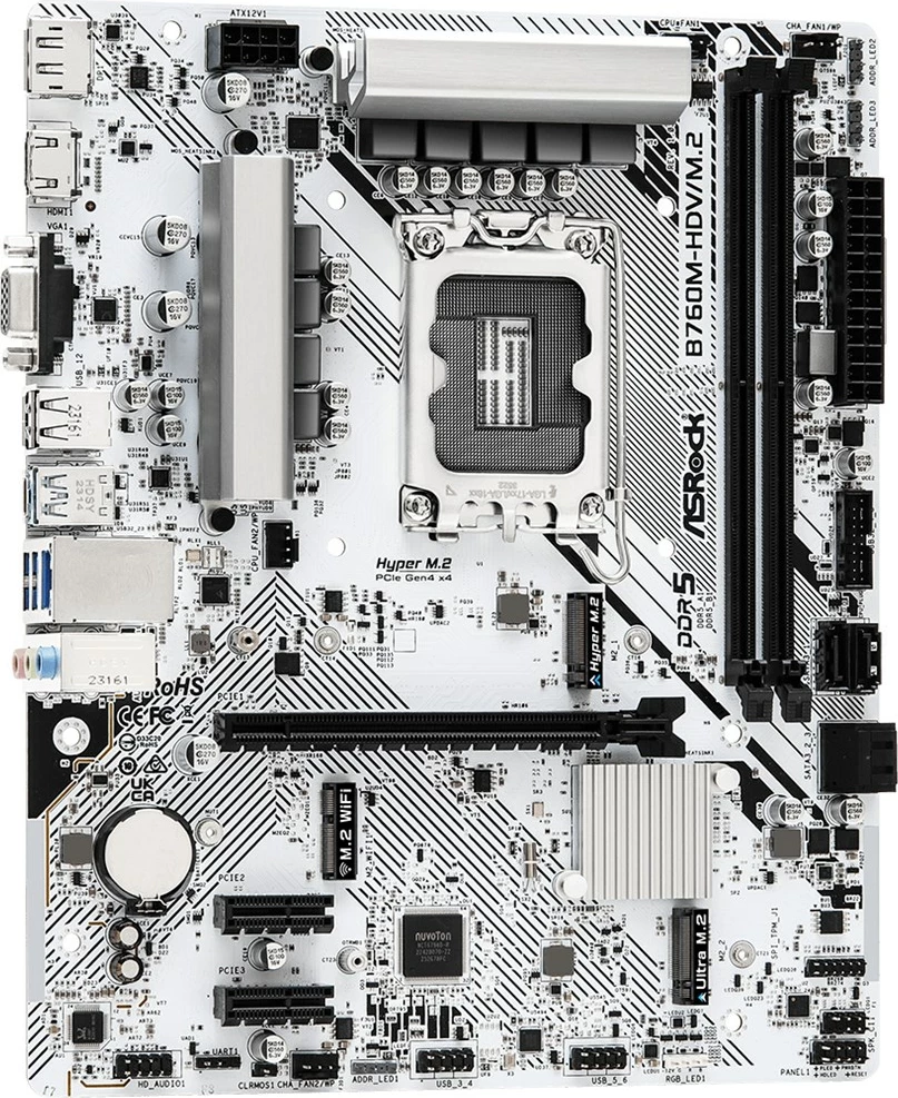 Pllakë amë Asrock B760M-HDV/M.2, Socket LGA 1700, micro ATX