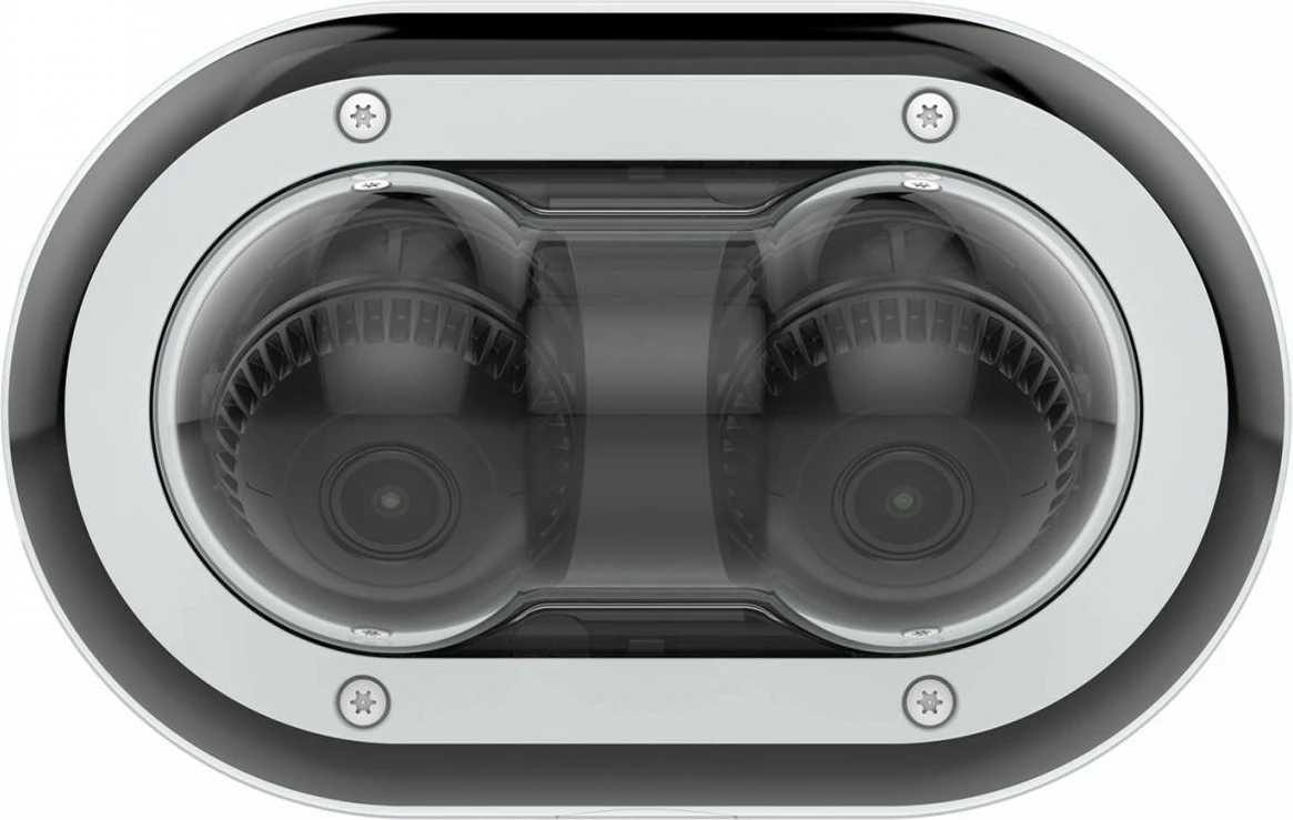 Kamerë sigurie IP Axis 02416-001, për brenda dhe jashtë, me kabllo, për tavan/mur, e zezë, e bardhë, formë llambë