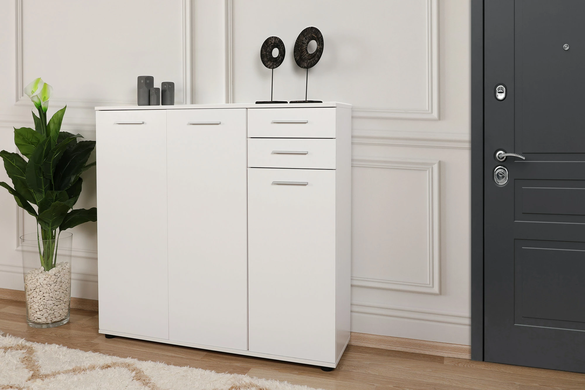 Dollap këpucësh Hanah Home, Adr-532-Bb-1, i bardhë