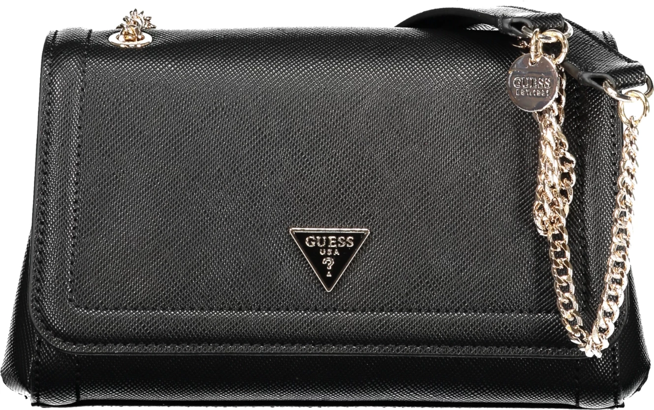 Çantë GUESS JEANS NOELLE II për femra, e zezë
