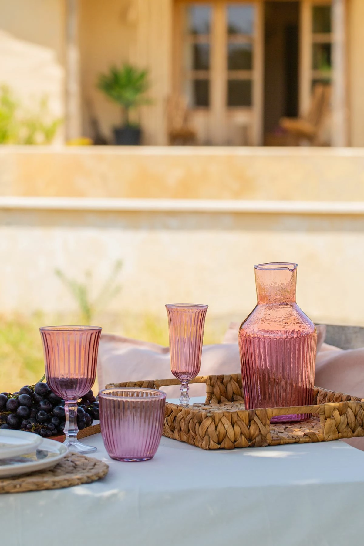 Shishe qelqi Hermia Concept, ngjyrë damson, Splendid