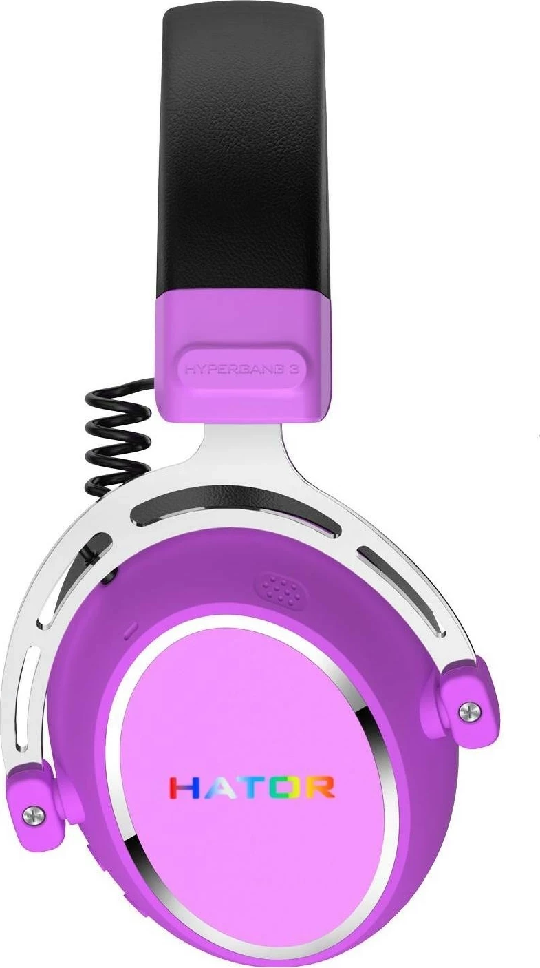 Kufje Hator Hypergang 3 Wireless, Bluetooth 5.4, ANC, mikrofon i ndashëm, 40 orë, purple