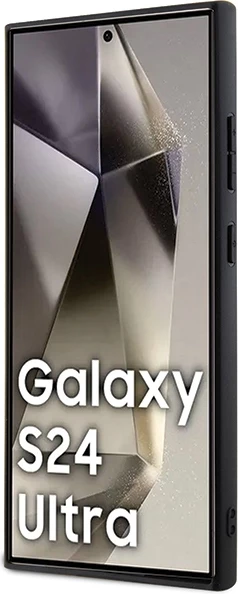 Mbështjellës Ferrari Hot Stamp V Lines MagSafe për Samsung Galaxy S24 Ultra, i zi