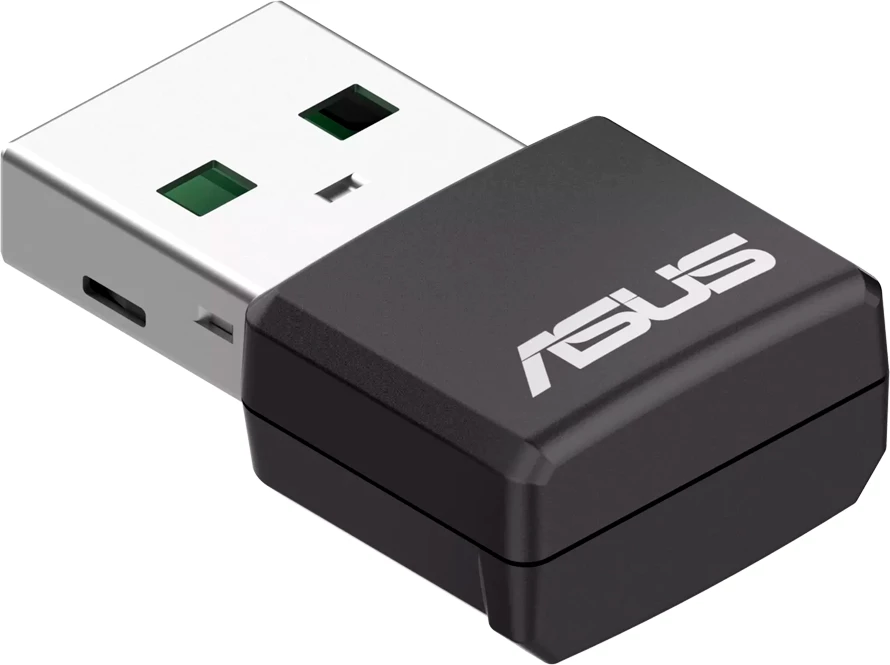 Adapter WiFi USB ASUS USB-AX55 Nano AX1800 Dual-Band WiFi 6, WPA3, USB 2.0, i zi