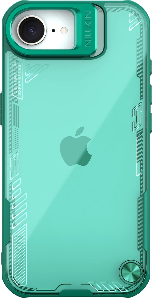 Mbështjellës Nillkin Iceblade Prop me qëndrim, për iPhone 16e, Gjelbër