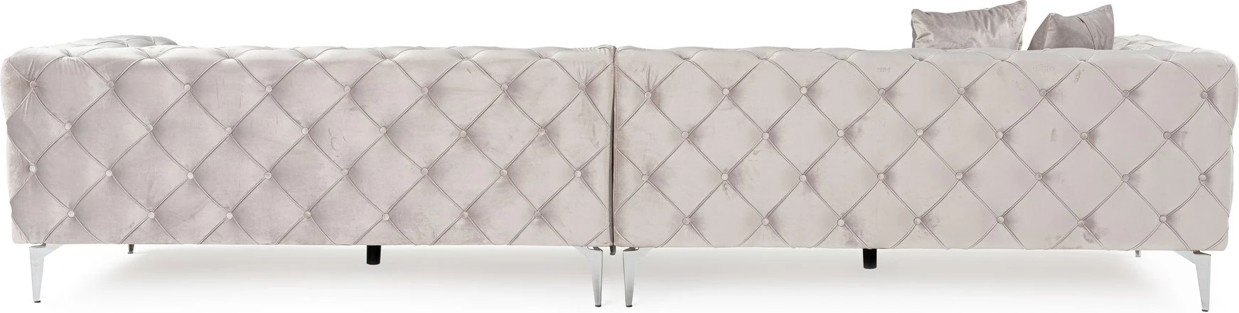 Divan katër vendesh Atelier del Sofa, Como, ngjyrë gri e çelët