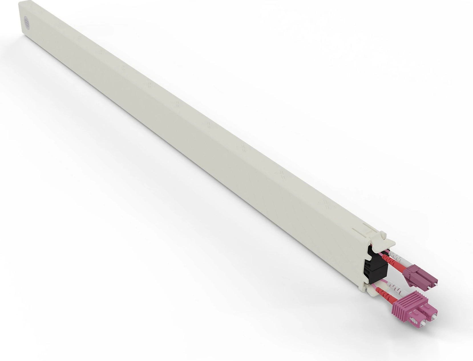 Kasetë kabllo fibër optike PATCHBOX .one, 30RU, OM4, LC-SC, 1.8 m, rozë