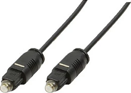 Kablë audio optike LogiLink Toslink-Toslink 0.5m, e zezë