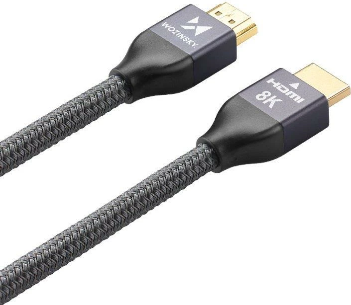 Kabllo HDMI Wozinsky WHDMI-10, 1m, 8K 60Hz, 48Gbps, argjendtë