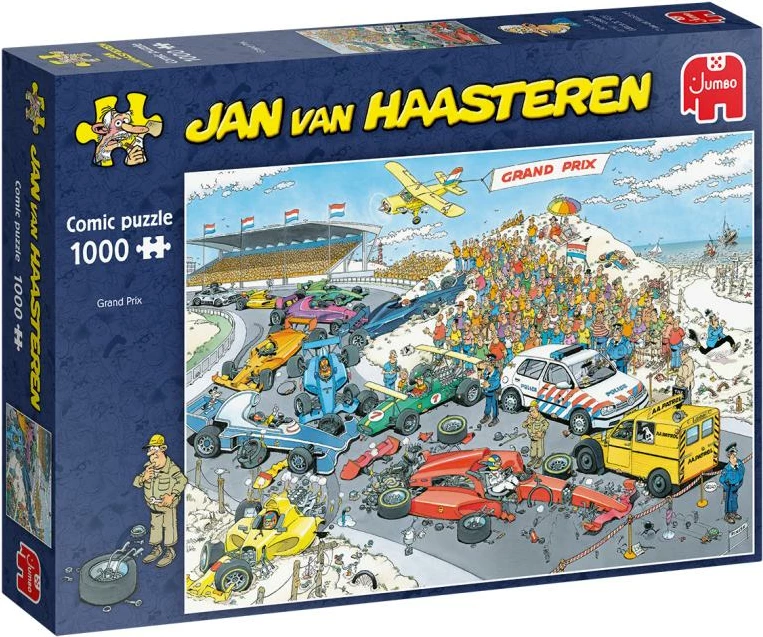 Puzzle 1000 copë, Jumbo, Jan van Haasteren Formula 1 The Start, (19093)