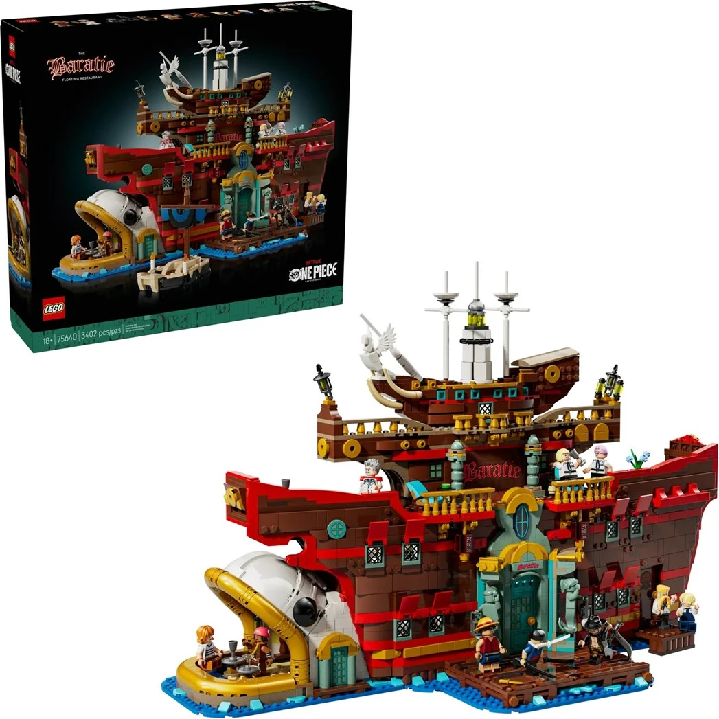 Set LEGO One Piece 75640 The Baratie Floating Restaurant, për të rritur