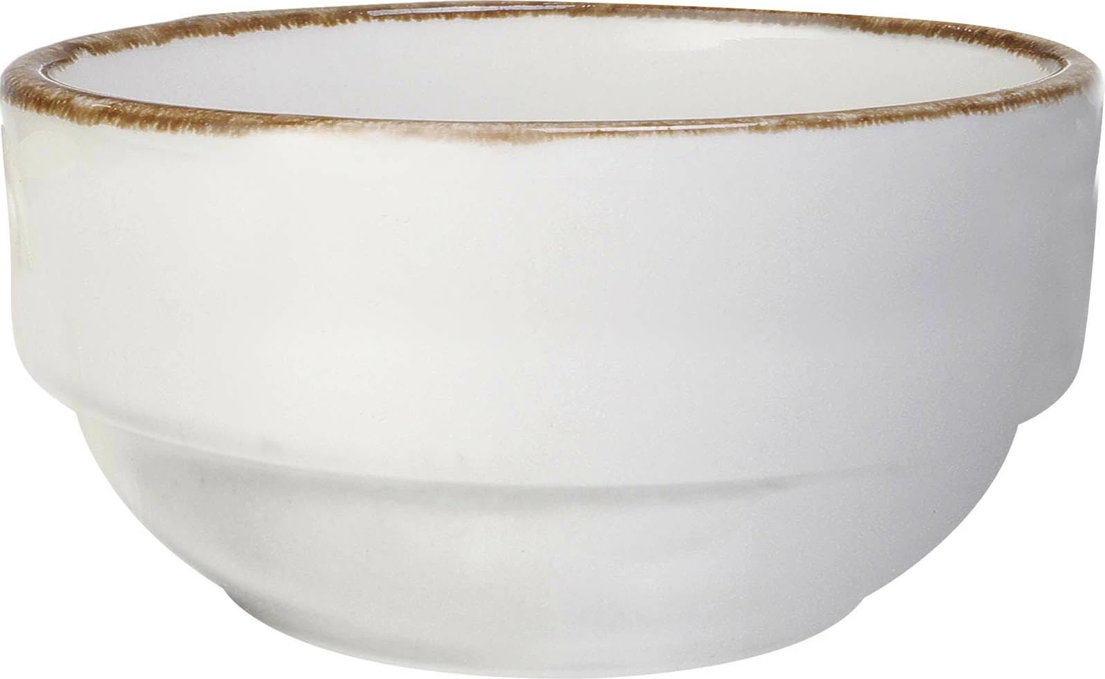 Tas i grumbullueshëm Fine Dine Vanilla 400 ml, Ø120 mm, krem, set 6 copë