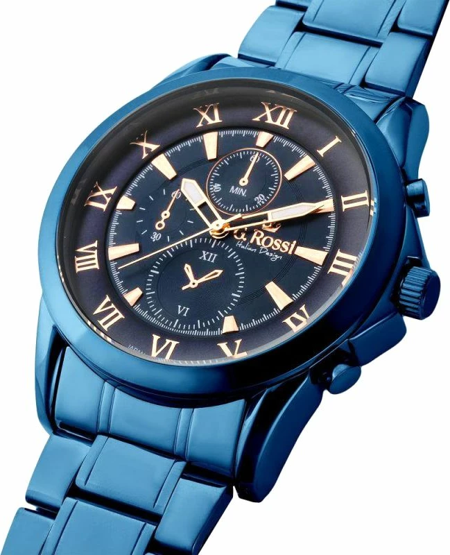 Orë dore për meshkuj G.Rossi, blu