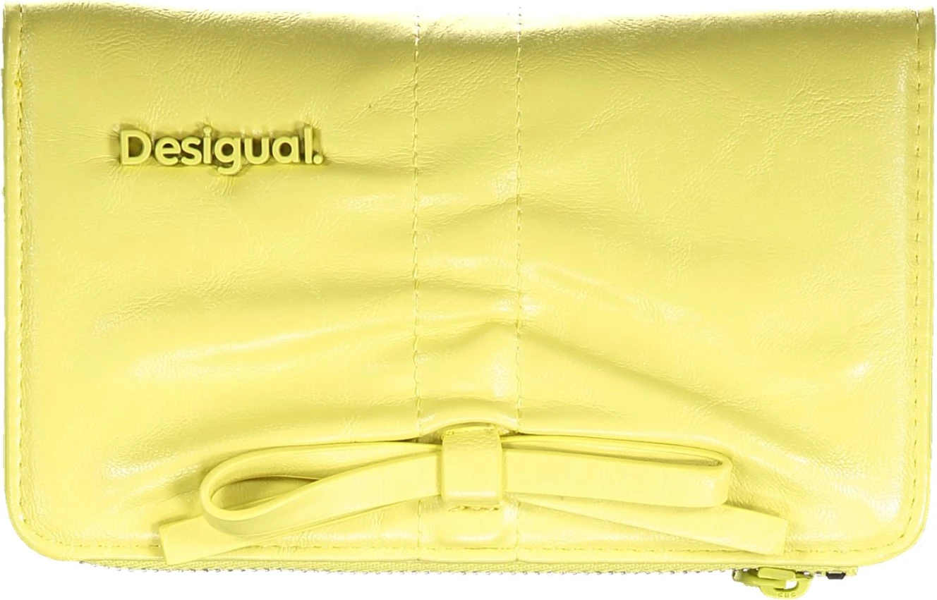 Portofol për femra DESIGUAL EMMA 2.0 RHODIUM, e verdhë