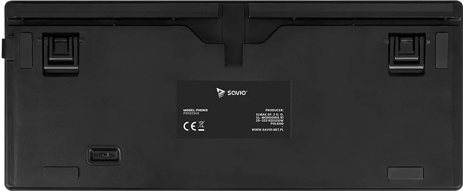 Tastierë mekanike wireless Savio PHENIX, Gateron Red Pro, Pudding, e zezë