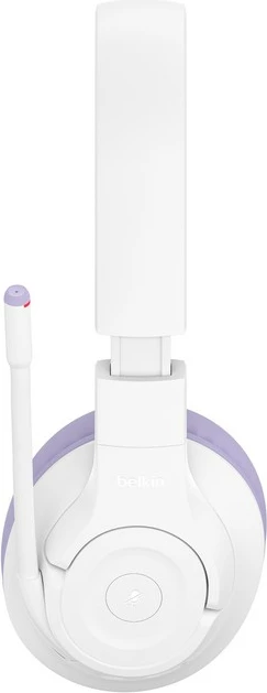 Kufje Belkin SOUNDFORM INSPIRE, wireless & me kabllo, 35 orë, mikrofon, për fëmijë, lavender/bardhë