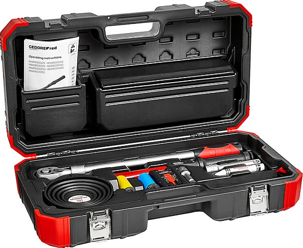 Çelës momenti GEDORE red R68903011, set mekanik me kuti, kuq/zi