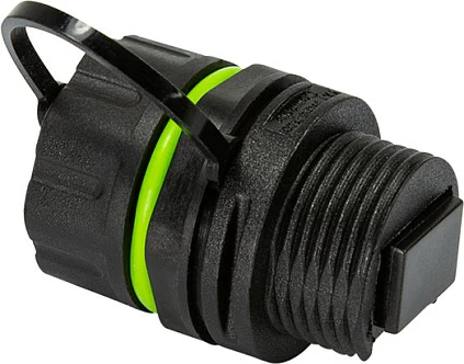 Konektor fibër optike LogiLink SC Simplex outdoor me kapak pluhuri, i zi/jeshil