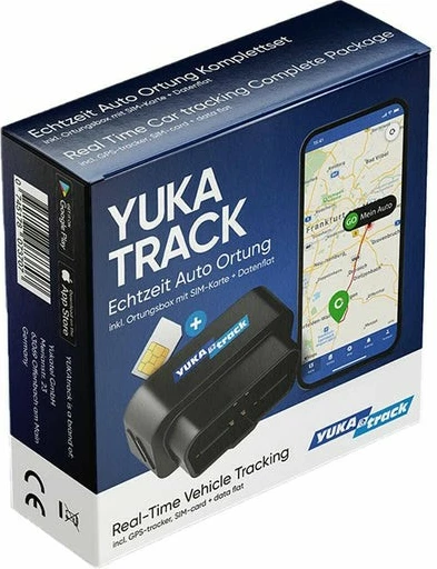 GPS tracker YUKAtrack YTOBD2GPS, Universal, SIM e vetme, Ngjyrë e zezë