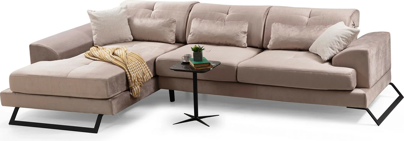Kënd-sofë Frido, kënd i majtë, bezhë, Atelier del Sofa