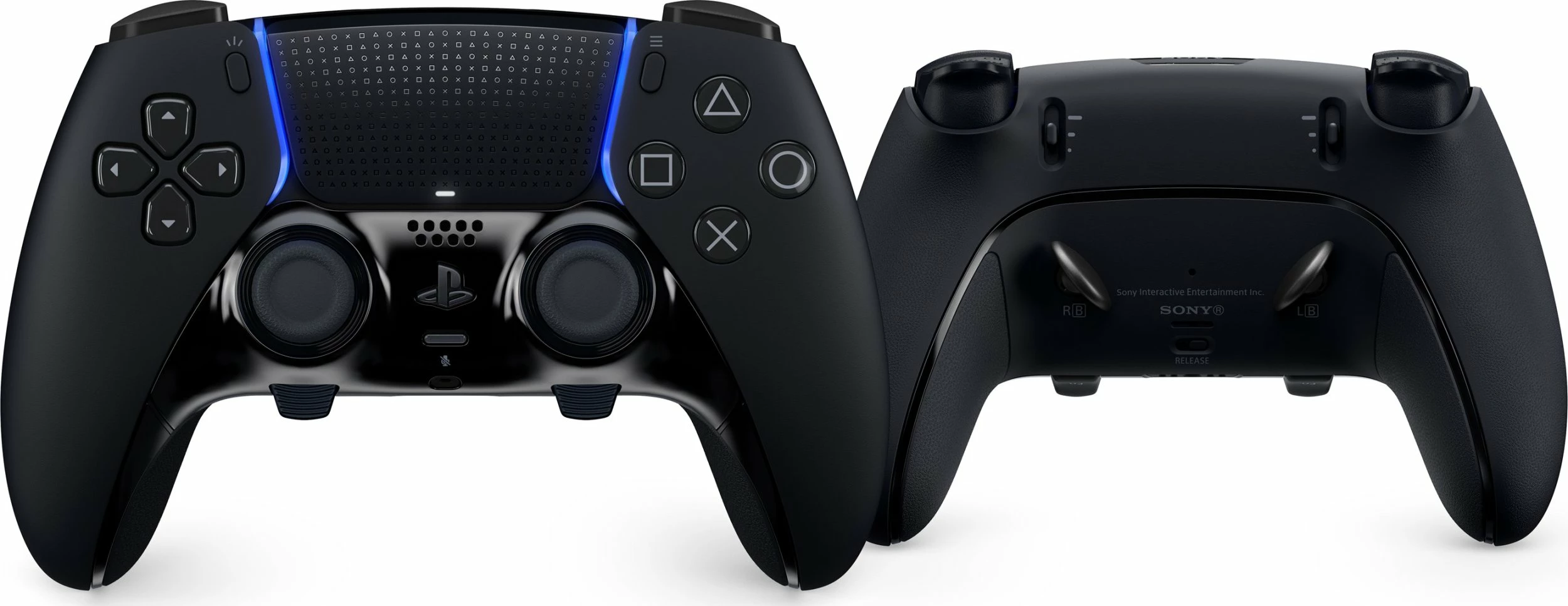 Kontroller Sony DualSense Edge për PS5, wireless/USB-C, sticka të ndërrueshëm, butona të programueshëm, Black