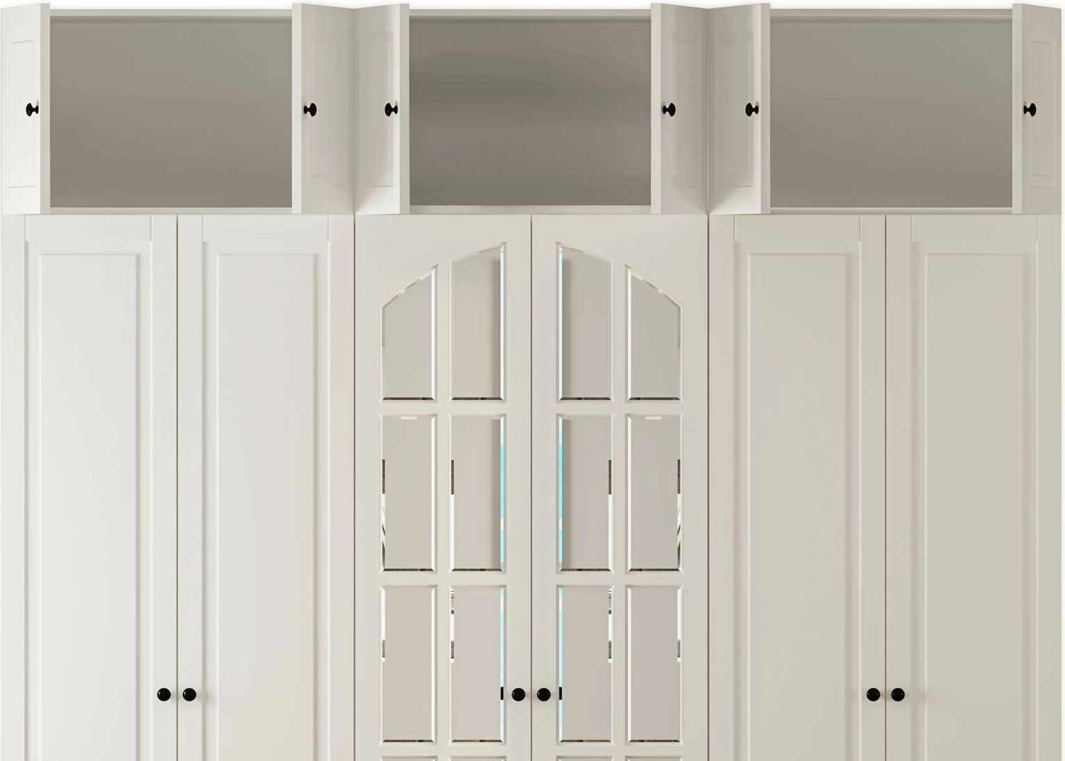 Dollap Skye Decor, ngjyrë e bardhë mat, RB-185-15