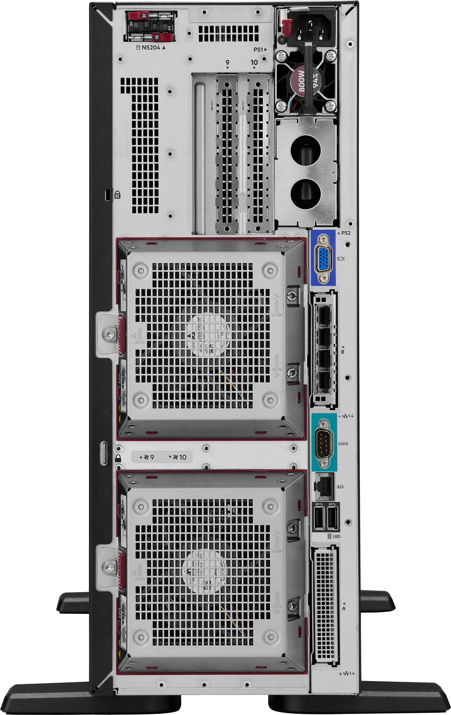 Server tower HPE ProLiant Compute ML350 Gen12 6505P 12c, 64GB DDR5, 2x960GB SSD, 4x Gigabit LAN, 2x1000W, i zi