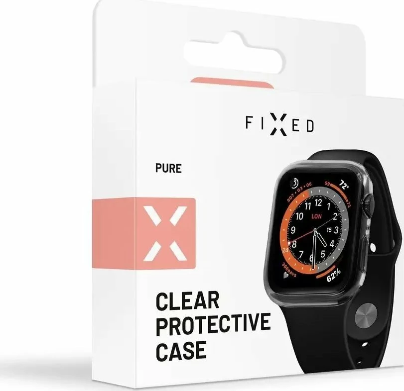 Mbështjellës mbrojtës Fixed Pure FIXPUW-436 për Apple Watch 40mm, xham i temperuar 0.33 mm, transparent