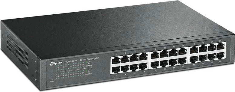 TP-Link TL-SG1024D - switch - 24 ports - rack-mountable