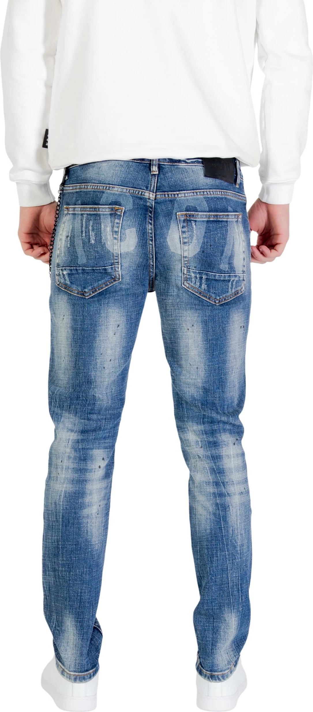 Pantallona xhinse për meshkuj Icon ICUF2W6D018, blu denim [Madhësia: XXS]