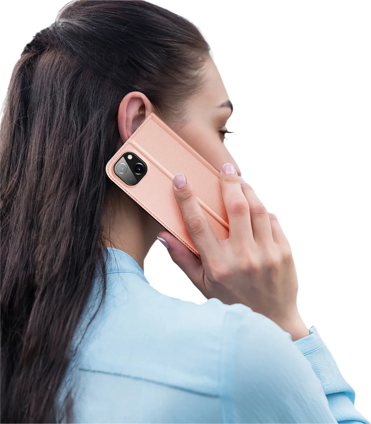 Mbështjellës Dux Ducis Skin Pro për iPhone 14 Plus, rozë