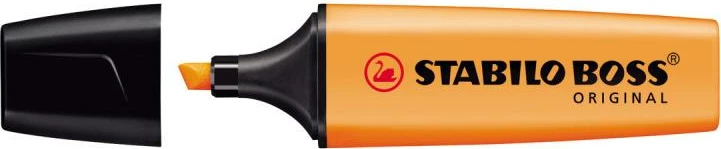 Theksues teksti, Stabilo BOSS Original 70/54, 5 mm, bojë me bazë uji, portokalli