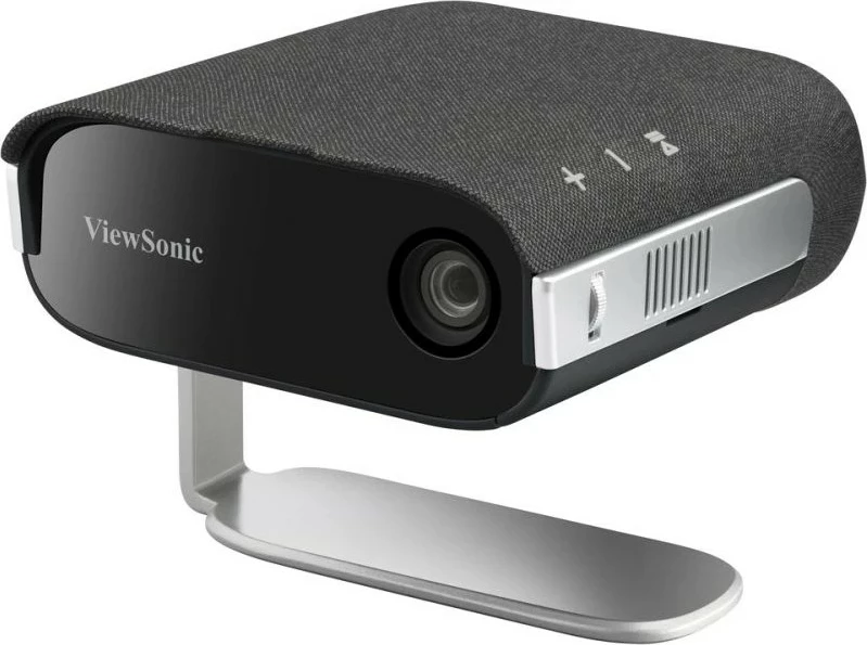 Projektor portativ Viewsonic M1S, LED, WVGA, 16 GB, i zi, argjendtë