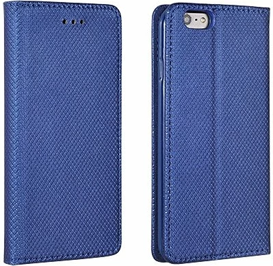 Mbështjellës magnetik flip HAVANA për Nokia 3.4, funksion stand, xhep për kartë, blu