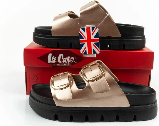Papuqe femra Lee Cooper LCW-26-35-4462L, të arta [Madhësia: 41]