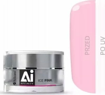Xhel për thonj Silcare Gel Affinity Ice Pink 15 g, rozë e çelët