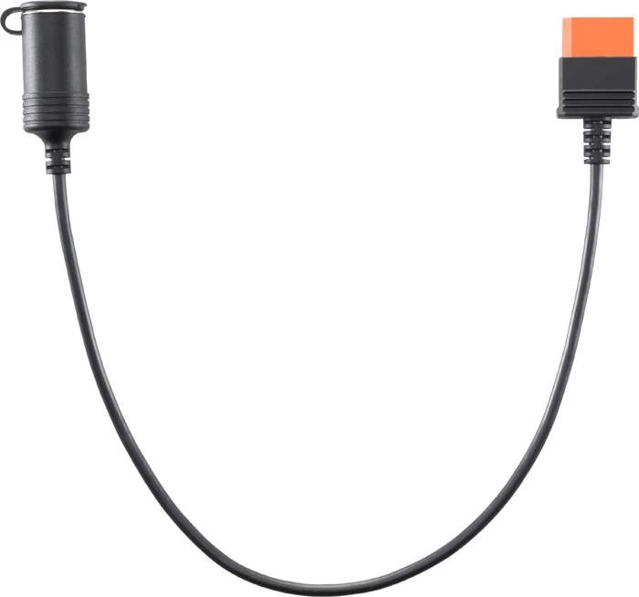 Kablë karikimi DJI CP.DY.00000204.01 për Power 1000 Mini, 1.5 m, 120 W/240 W, me lidhës çakmak makine, e zezë